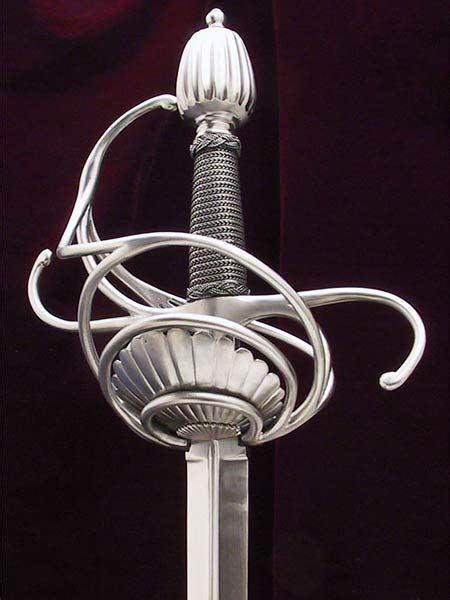 Italian basket hilt rapier Love this sword. The pommel and wings look ultra swanky :) | Arm ...