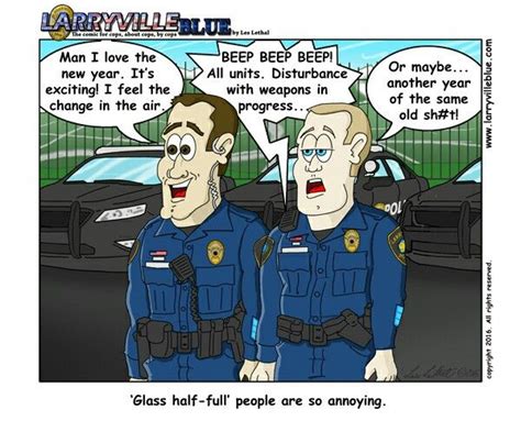 Police Cartoon: Funny Conversation Between Officers