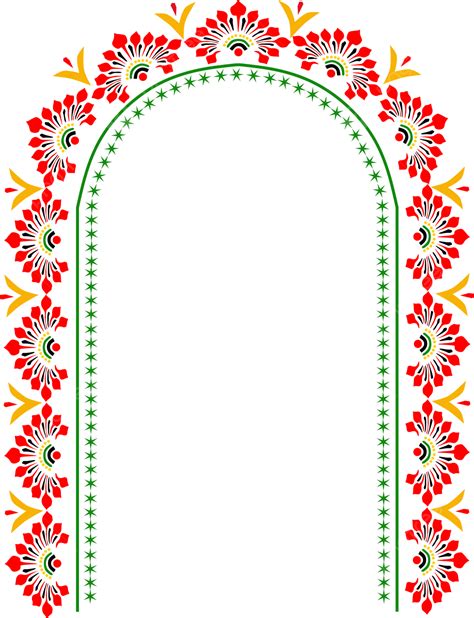 Durga Puja Bengali Hindu Festival Border Baground Vector Free Images ...