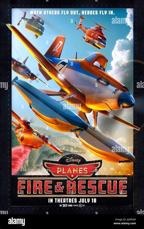 DUSTY POSTER, PLANES: FIRE and RESCUE, 2014 Stock Photo - Alamy