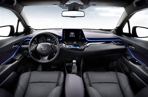 The Toyota C-HR has a stunning cabin that matches the stylish exterior