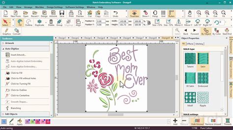 Hatch Embroidery Makes Digitizing Quick and Easy with ‘Auto-Digitizing’ - YouTube