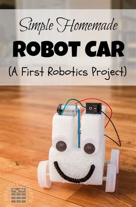 Simple Homemade Robot Car | Science experiments kids, Robotics projects ...