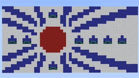 Japanese Pacific States Flag - The Man In The High Castle Minecraft Map