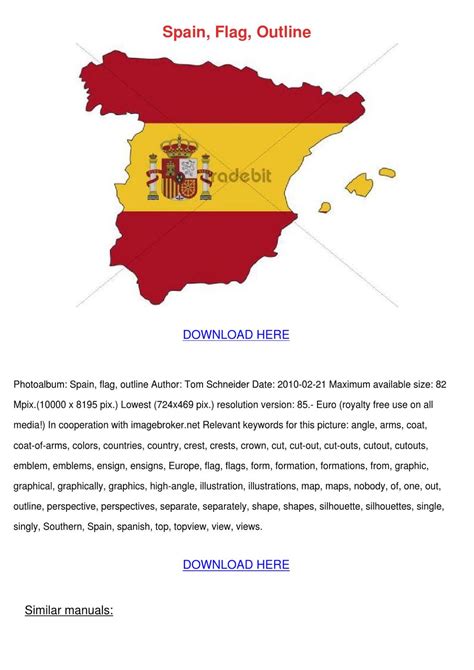 Spain Flag Outline by LillyKoenig - Issuu