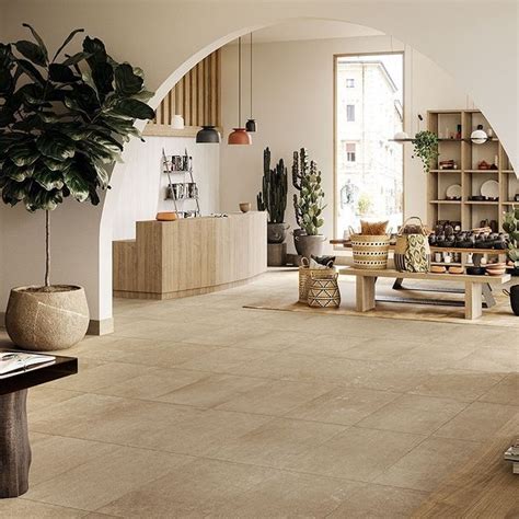 Neutral Living Room Floor | Tile floor living room, Neutral living room ...