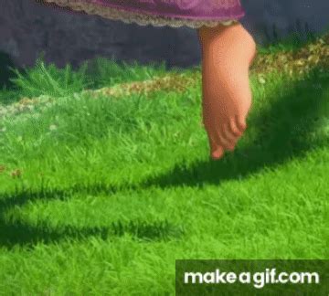 Rapunzel Feet Grass on Make a GIF