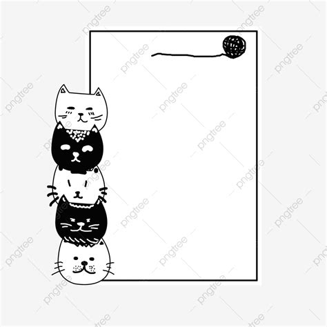 cat border clip art 20 free Cliparts | Download images on Clipground 2024