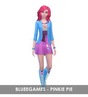 My Little Pony: Equestria Girls | Pinkie Pie | SIM - BlueeGames | My little pony, Sims 4 cc ...