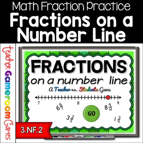 Teach Fractions on a Number Line with this Fun Classroom Game - Teacher Gameroom