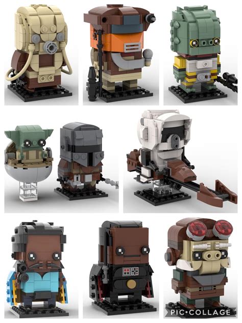 Custom Lego Star Wars Brickheadz - Please see a collection of my custom designed Lego Brickheadz ...