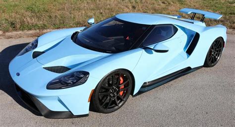 Light Blue 2018 Ford GT Has Already Attracted Bids 40% Over Its ...