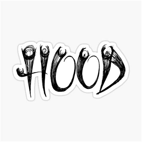 "Hood Graffiti" Sticker for Sale by SamuelMolina | Redbubble