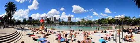 Brisbane Southbank editorial image. Image of beach, queensland - 22229050