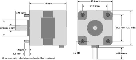 Nema 17 Stepper Motor Drawing - Tabitomo