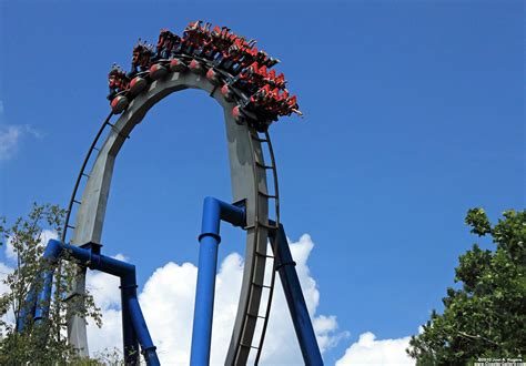 Vertical loop on an inverted roller coaster | Stock photogra… | Flickr