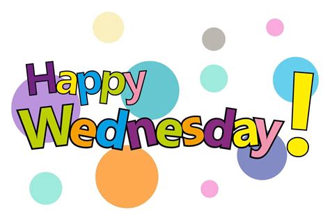 Happy wednesday letters colorful. Vector Typography background. can be used on banner design and ...