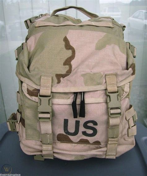 US DCU MOLLE II ASSAULT PACK DESERT CAMO 3-DAY PATROL BACKPACK ARMY ...