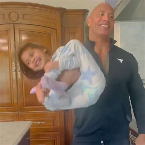 Dwayne Johnson shares hilarious video doing 'daddy curls' with his ...