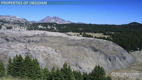 Obsidian Rock Formation