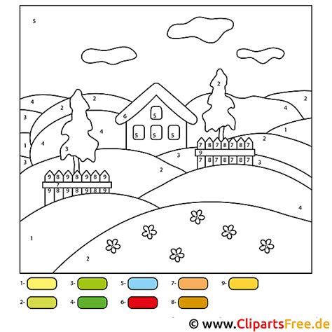 Malen nach Zahlen Landschaften