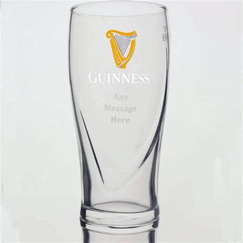 Engraved Personalised Guinness Pint Glass | 1021-014-01 | gifts .ie