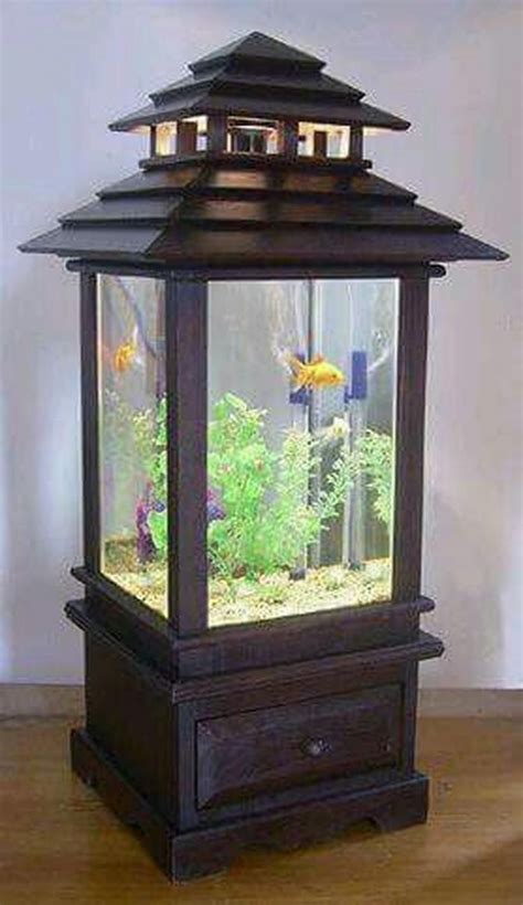 60 Amazing Aquarium Design Ideas for Indoor Decorations | Unique fish ...