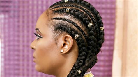 Cornrows With Extensions - How long should hair be for cornrows?