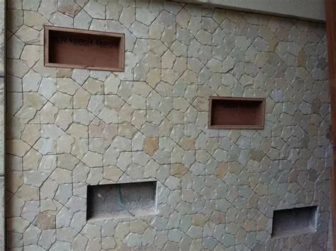 Boundary Wall Decorative Natural Stone Tiles at Rs 65/square feet | Natural Stone Tiles | ID ...