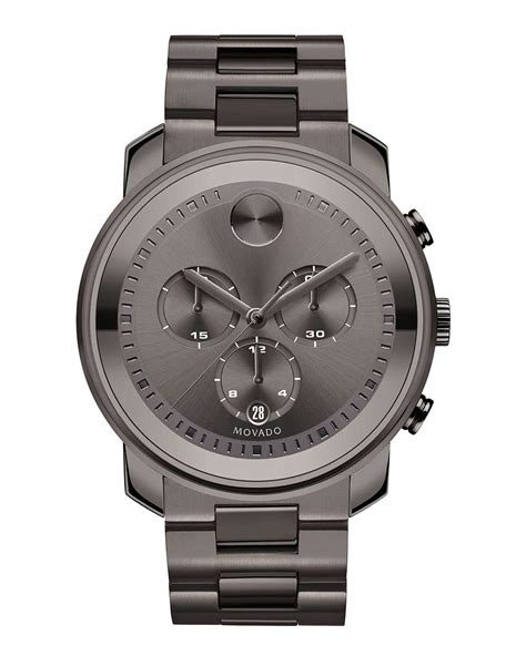 Movado 44mm Bold Chronograph Watch in Gray for Men | Lyst