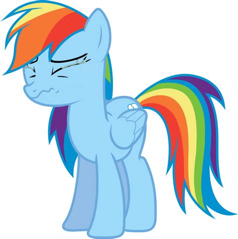 Uploaded - Mlp Rainbow Dash Sad Clipart - Large Size Png Image - PikPng