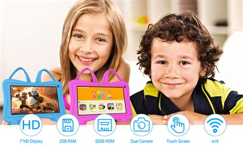 Amazon.com : Kids Tablet 7" Android Toddler Tablet for kids 32GB Wifi ...