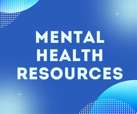 Mental Health Resources – MFHT