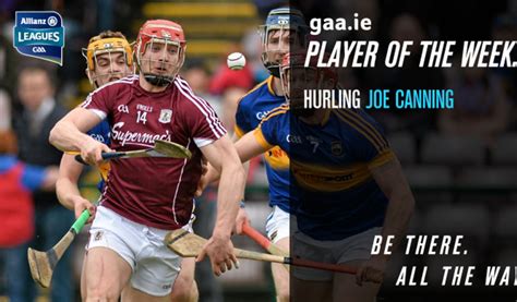 Joe Canning is the GAA.ie Hurling Player of the Week