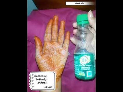 Henna removal tips to How we have dark henna stain🥀🍂 #henna #mahedni #tutorial #beginners # ...