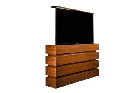 motorized tv lift cabinet | Le Bloc Custom Modern Pop-up TV Lift