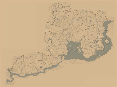 Red dead redemption 2 interactive map of all rdr2 locations - aslfancy