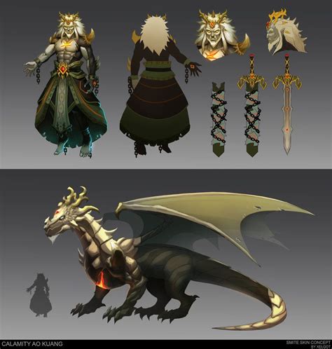 Calamity Ao Kuang - Skin concept by Xelgot | Concept art, Concept ...