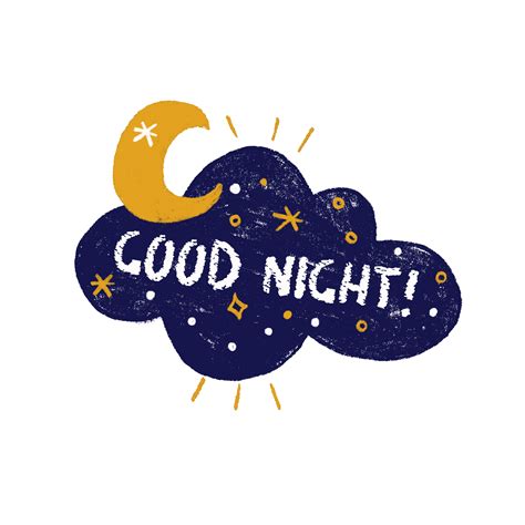 Good Night Illustration Sticker for iOS & Android | GIPHY