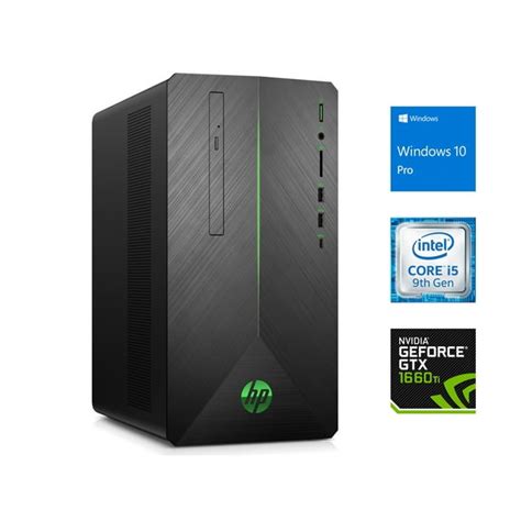 HP Pavilion 690 Gaming Desktop, Intel Core i5-9400F Upto 4.1GHz, 8GB RAM, 512GB NVMe SSD, NVIDIA ...