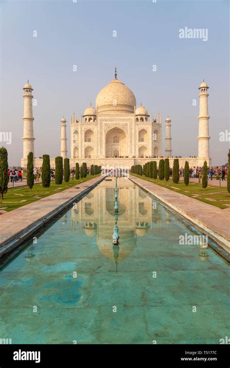 Taj Mahal Garden Aerial View