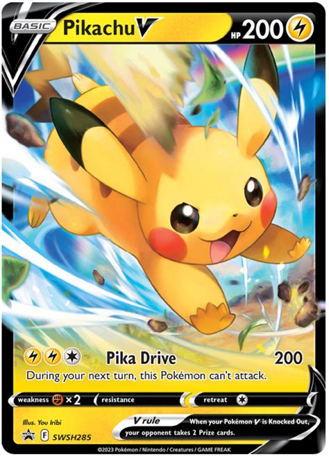 Pikachu V - Sword & Shield Promos #285 Pokemon Card