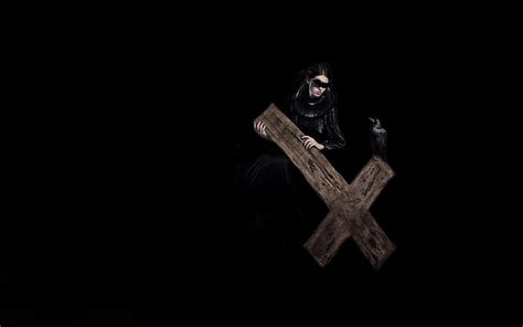 HD wallpaper: Anti, birds, cross, Dark, demon, Evil, fantasy, Gothic ...