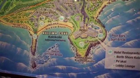 Oahu Turtle Bay Resort Map