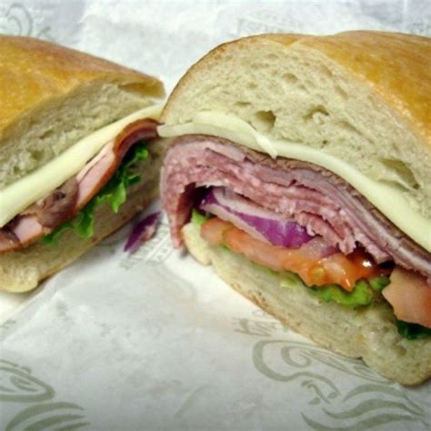 Italian combo: Roast beef, smoked turkey, ham, salami, Swiss cheese, peperoncini, lettuce ...