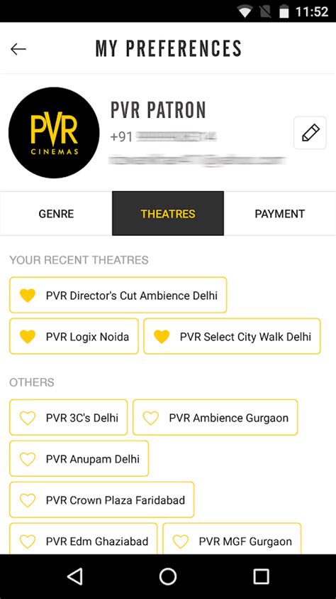 PVR Cinemas - Movie Tickets - Android Apps on Google Play