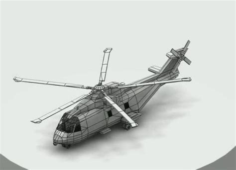 merlin helicopter - 3D Model - ShareCG