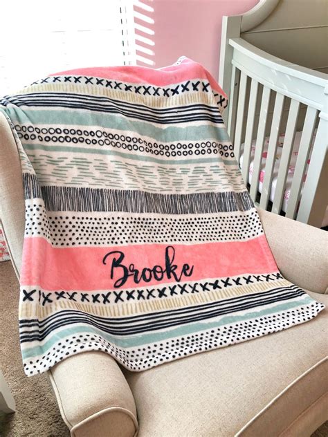 Personalized baby blanket Custom blanket Cozy fleece name | Etsy