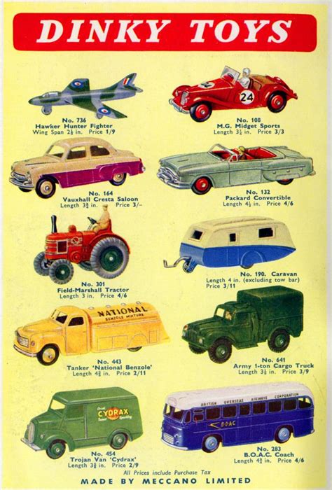 DINKY TOYS Catalogue: Vintage Cars Collection