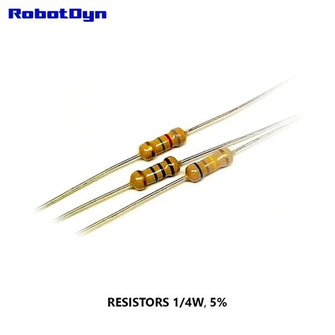 Resistor 1.5K Ohm, 1/4W, 5%, DIP (TH) (pack 100 PCS)-in EL Products from Electronic Components ...